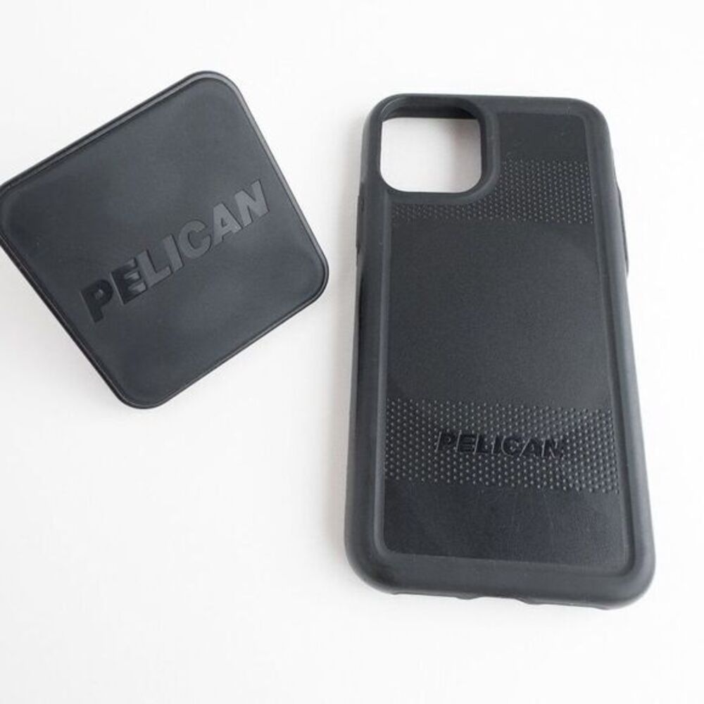 Pelican Protector Series iPhone 11 Pro Case with EMS Car Vent‎ Mount (Black)